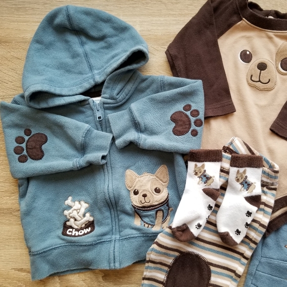 Vintage vguc Gymboree dog / puppy 7-piece set - Picture 2 of 15